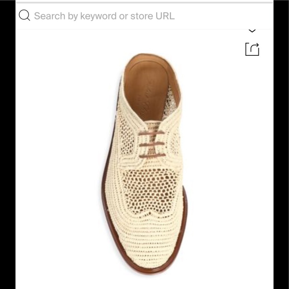 Jaly Raffia Lace Up Mule by Robert Clergerie Paris - Picture 14 of 15